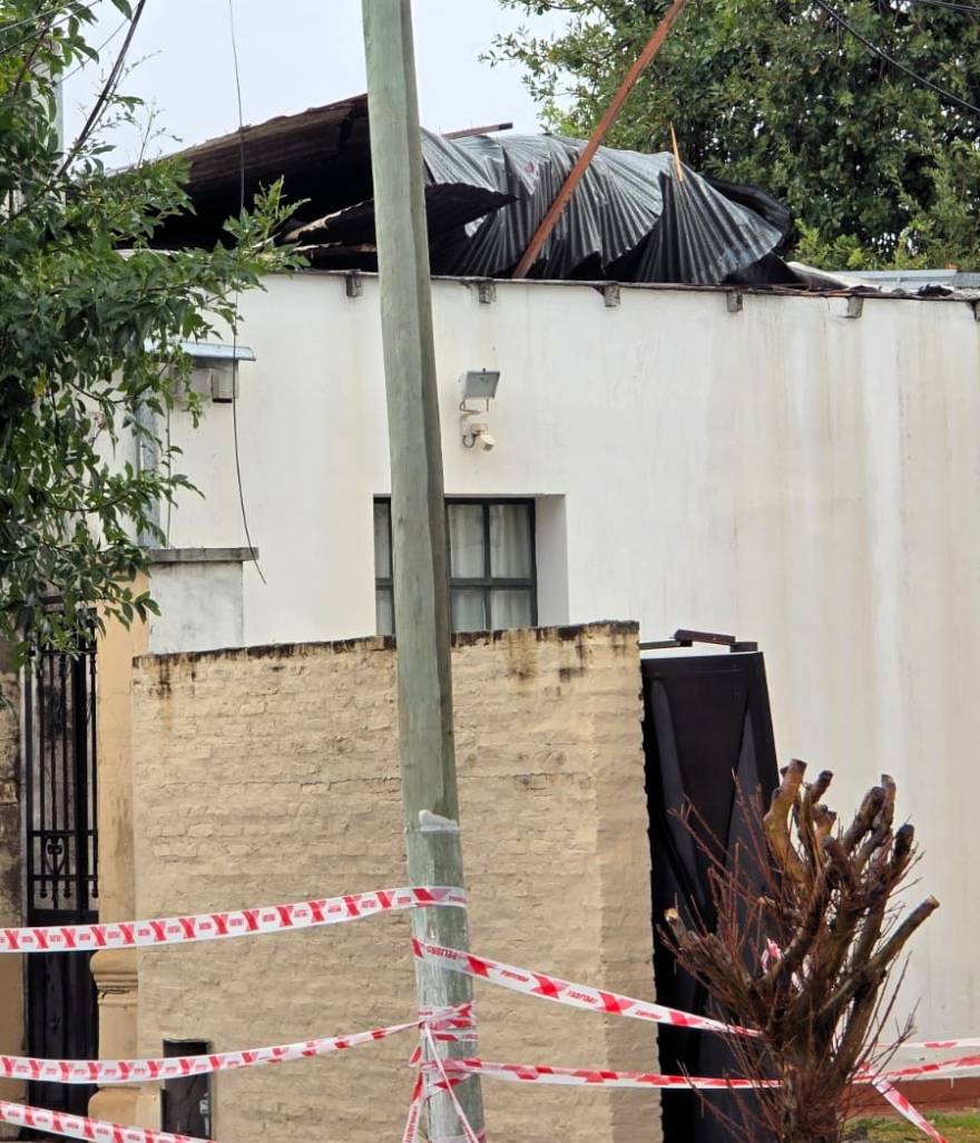 Después del temporal, inspeccionaron el Consejo Escolar